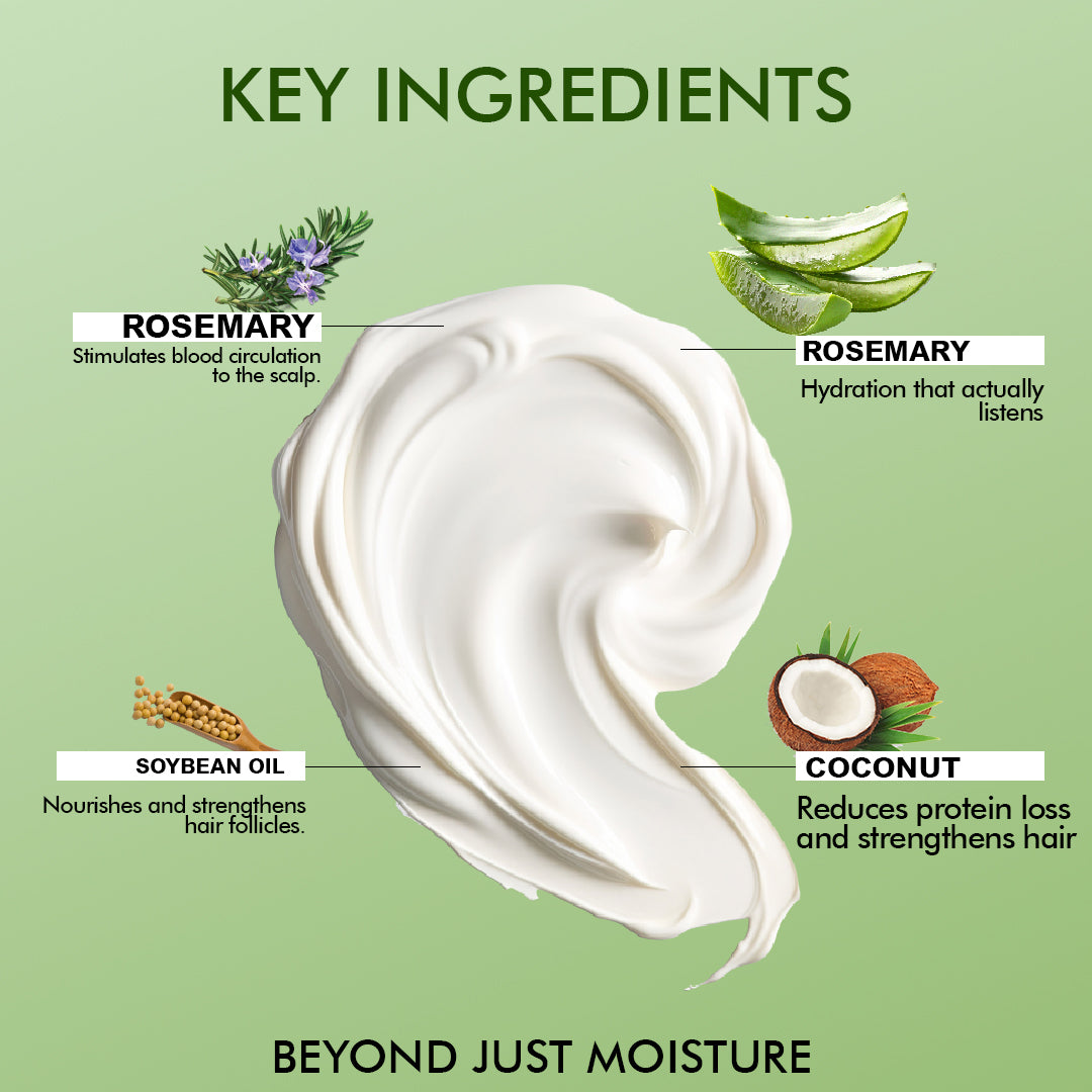 Hair Pure Rosemary Conditioner | Reduces Hair Fall & Breakage | Frizz Control & Smooth, Shiny Hair | Strengthens & Nourishes| 250 ml