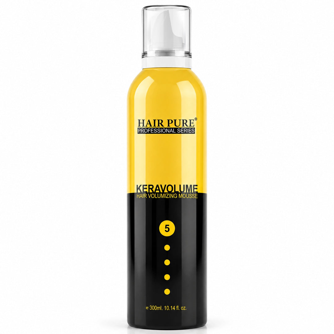 Hair Pure Keravolume Hair Volumizing Mousse 300ml | Strong Hold Hair Styling Mousse