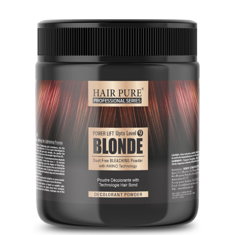 Hair Pure Hair Blonde Powder Dust Free Lightening Powder 400gm