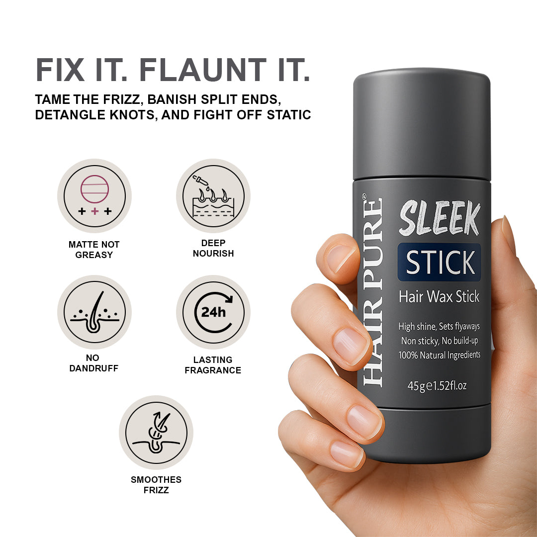 Sleek Stick Hair Wax for Women and Men 45g