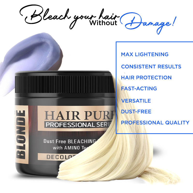 Hair Pure Hair Blonde Powder Dust Free Lightening Powder 100gm