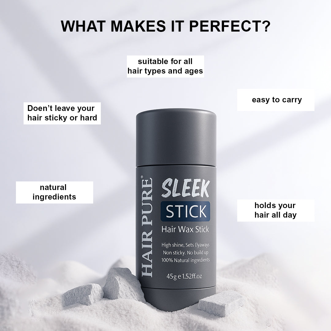 Sleek Stick Hair Wax for Women and Men 45g