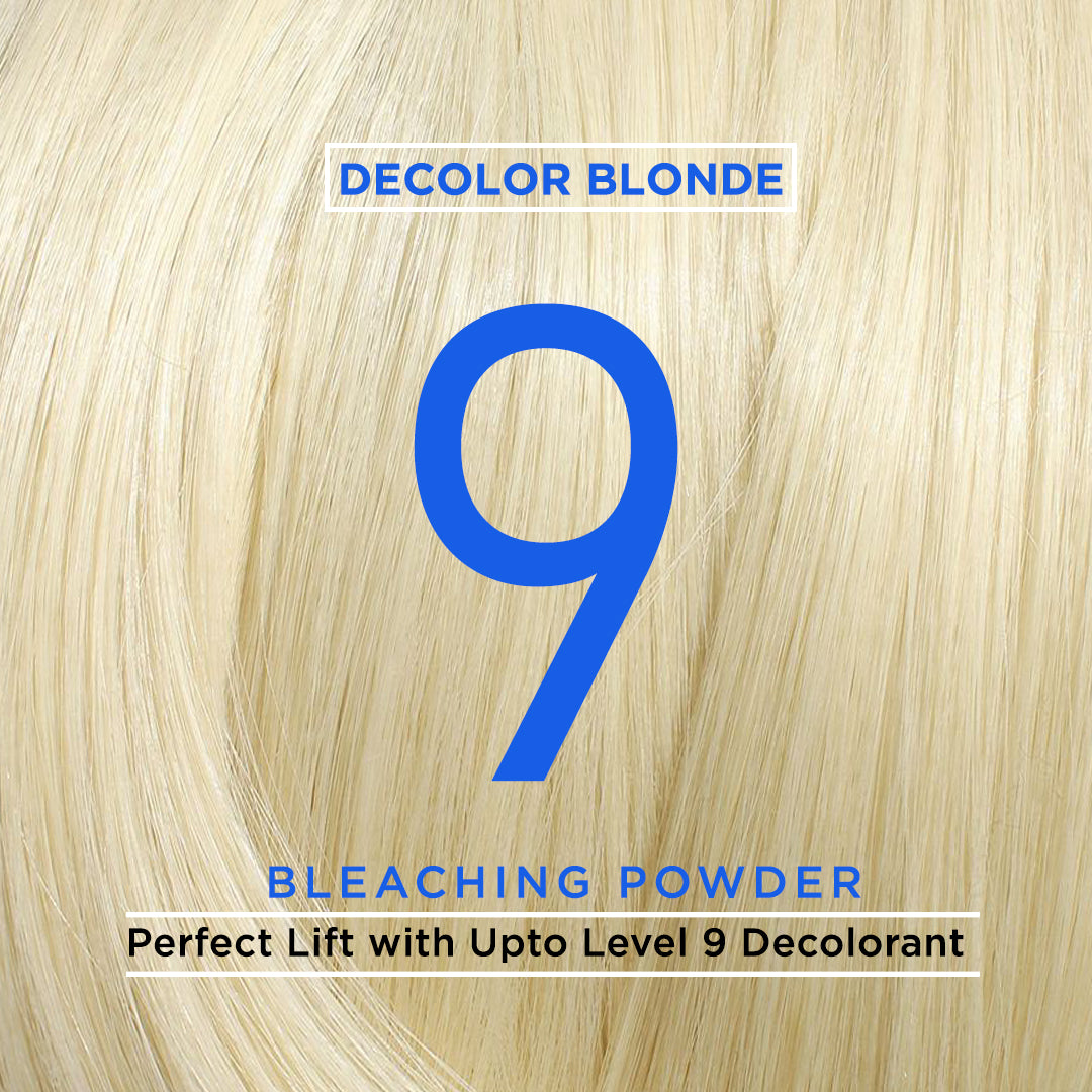 Hair Pure Bleaching Decolorant Powder 100g – Multi Blond Hair Lightener with Anti-Yellow Effect for 9-Level Lightening