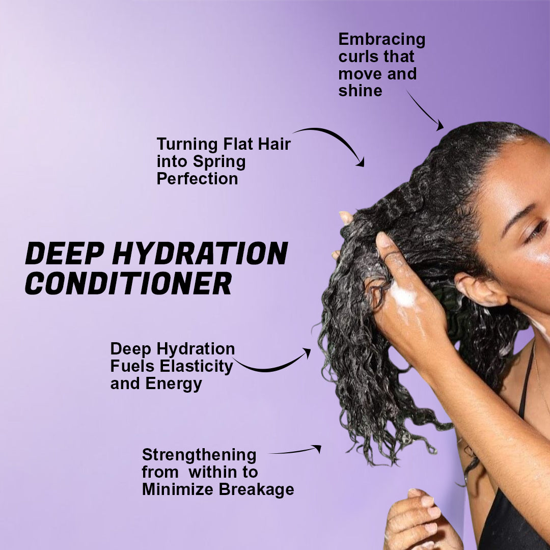 Hair Pure Curly Hair Conditioner – Enriched with Avocado Oil & Coconut Oil – 250ml – Hydrating, Nourishing & Frizz-Control Formula for Defined, Manageable Curls – Suitable for Men and Women