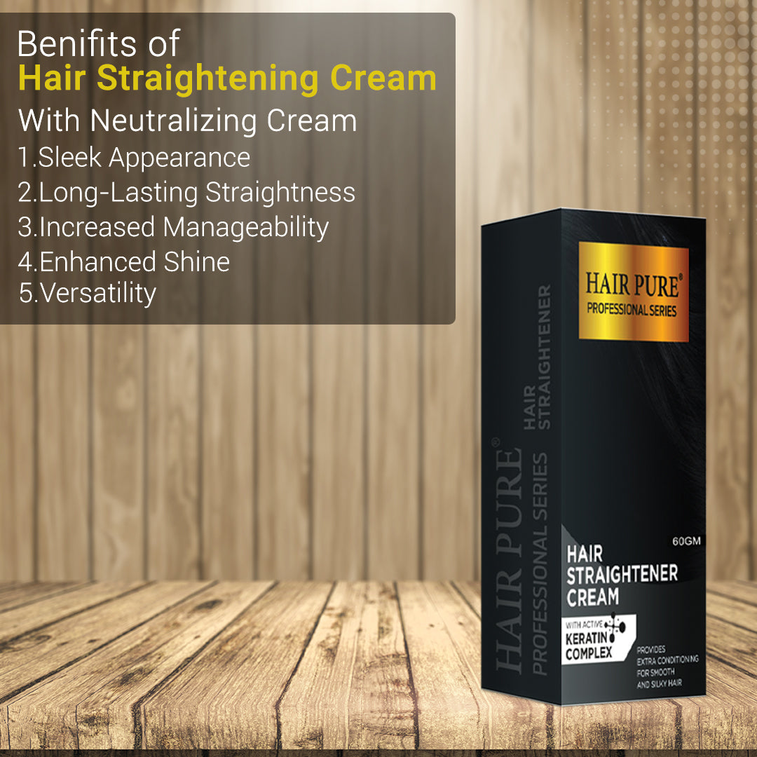 Hair Straightner Cream & Hair Neutralizing Cream 60ml