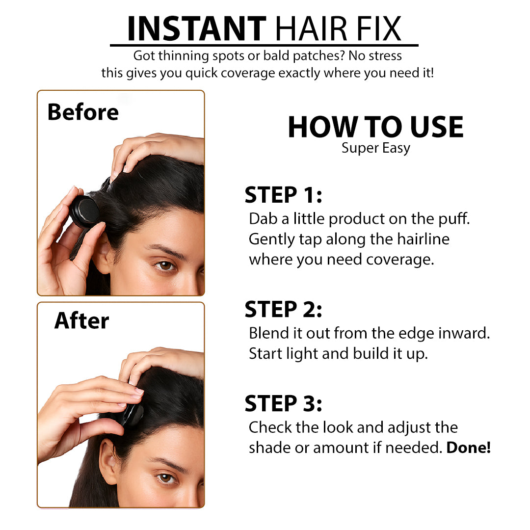 Cover-Up Hair Powder - Black