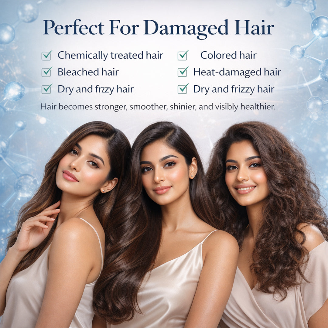 Hair Pure Bond Repair Ampoule 5ml with Hydrolyzed Keratin – Intensive Hair Repair Treatment for Damaged, Weak & Frizzy Hair