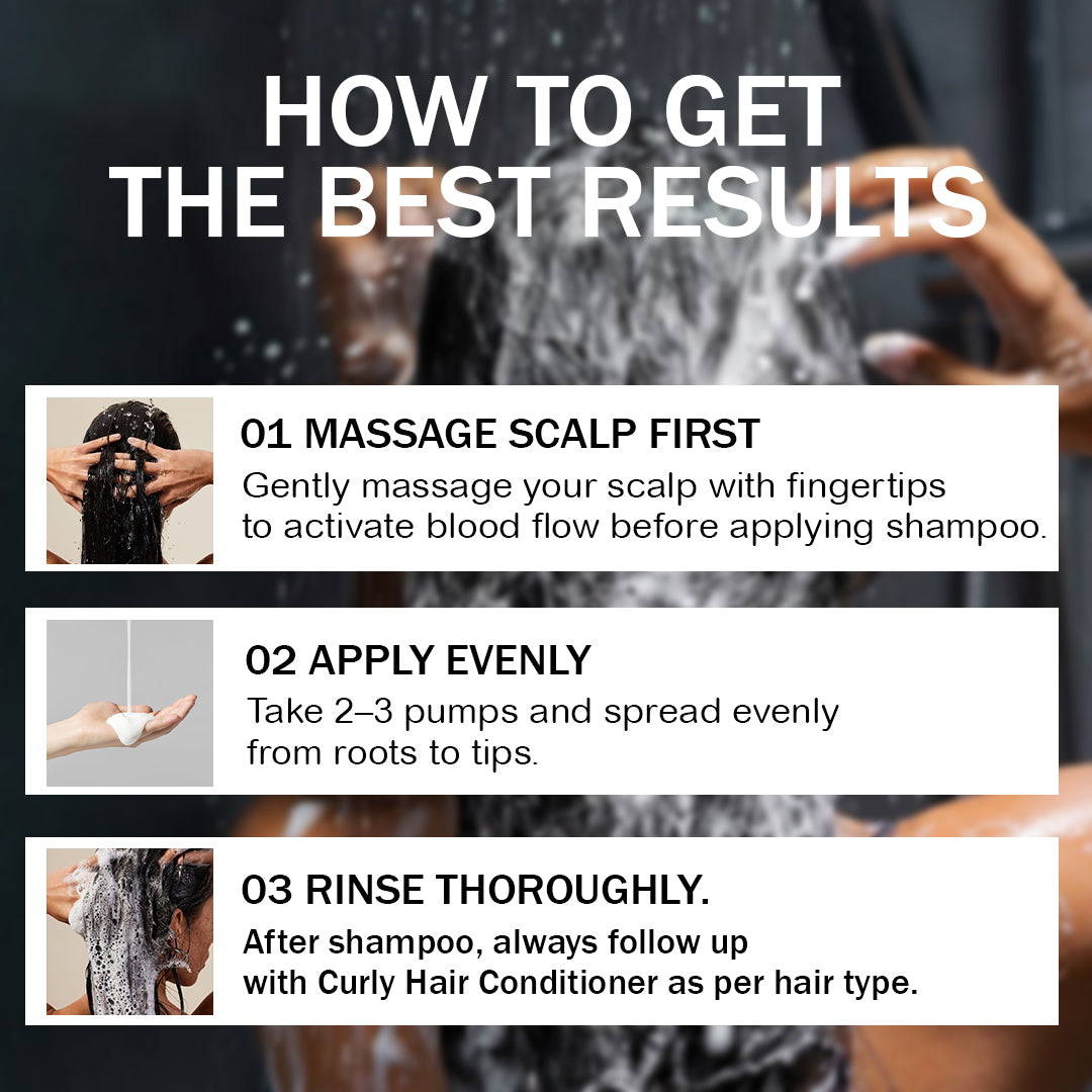 Hair Pure Curly Hair Shampoo – Infused with Jojoba Oil & Cocoa Butter – 250ml for Men and Women – Deep Moisture & Shine, Enhances Natural Curl Definition, Sulfate-Free Formula