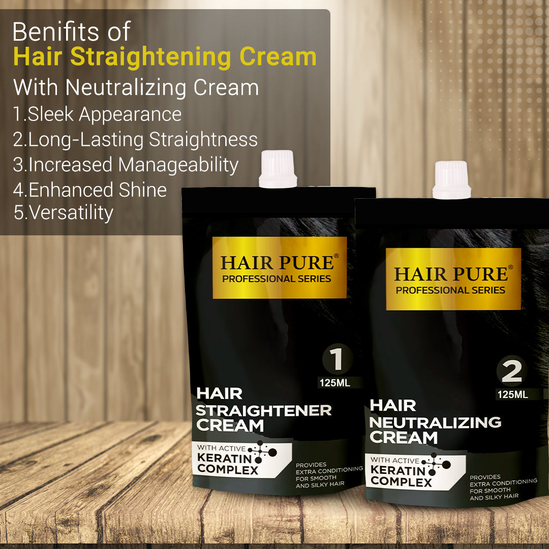 Hair Straightner Cream & Hair Neutralizing Cream 125ml