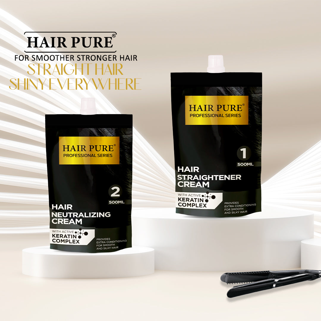 Hair Straightner Cream & Hair Neutralizing Cream 500ml