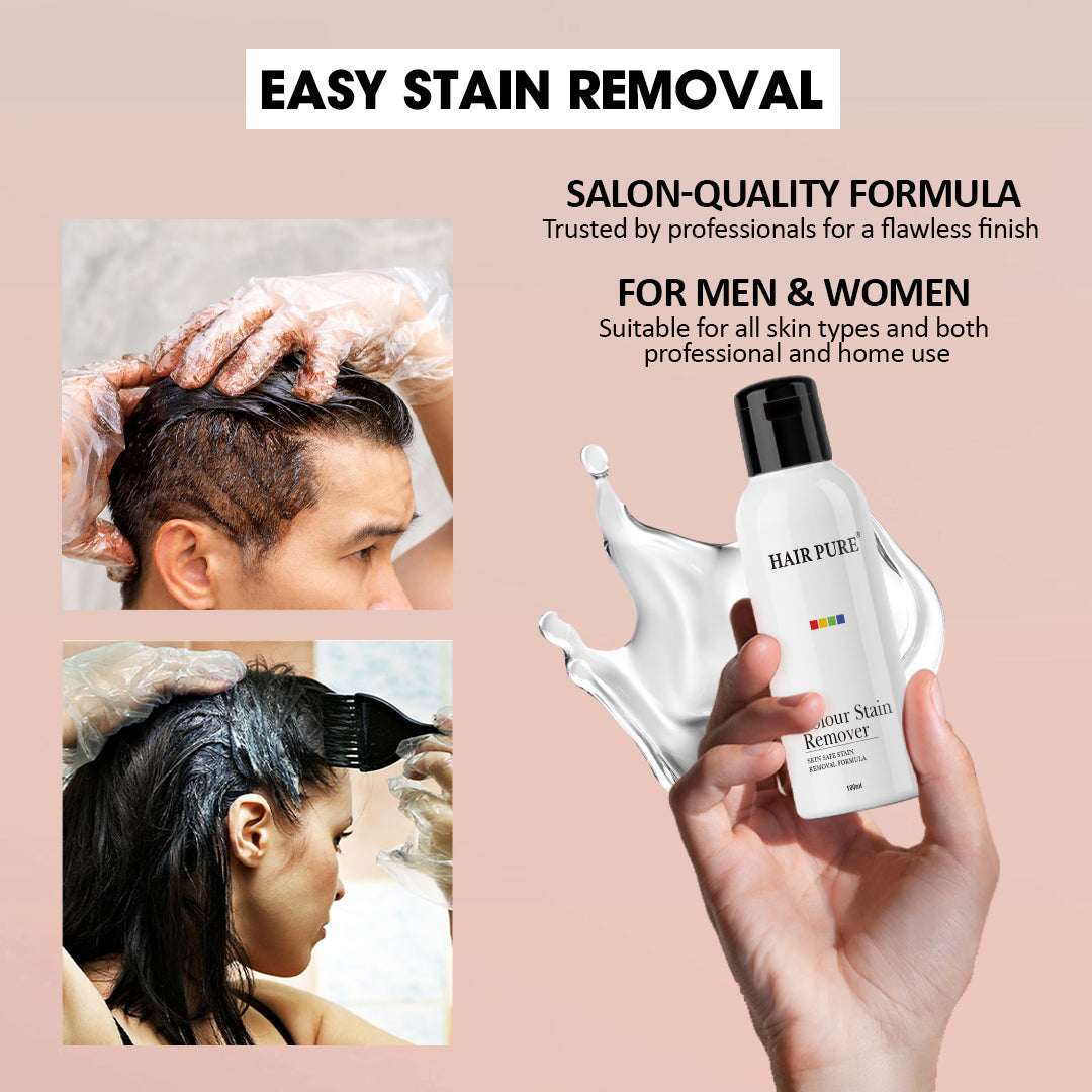 Hair Dye Colour Stain Remover for Skin - 100ml