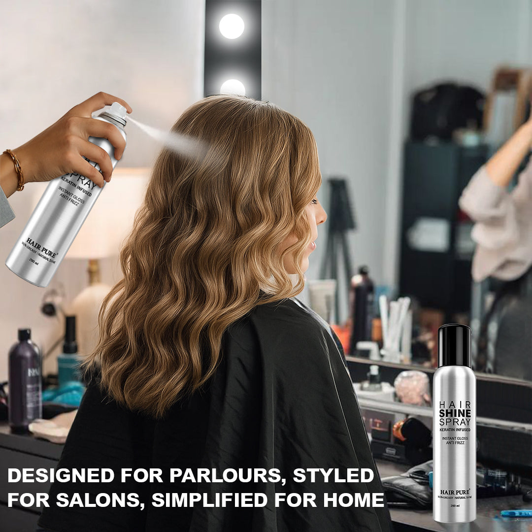 Hair Pure Hair Shine Spray for Women & Men 200ml