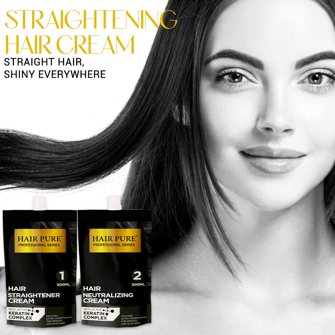 Hair Straightner Cream & Hair Neutralizing Cream 500ml